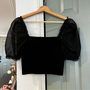 Aritzia Puff Sleeve Top